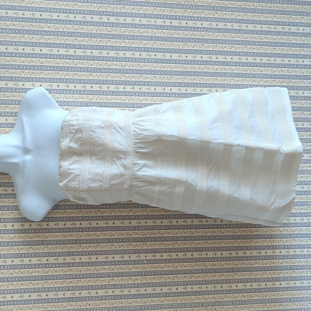 J.CREW Ivory Cream Strapless Dress NWT 6P